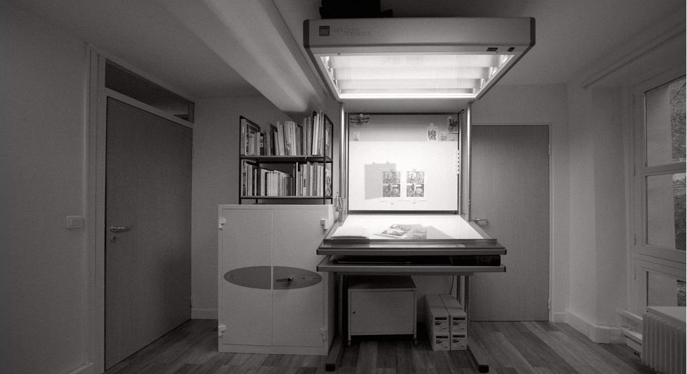 Cabine de lumière normalisée pour l’évaluation des épreuves