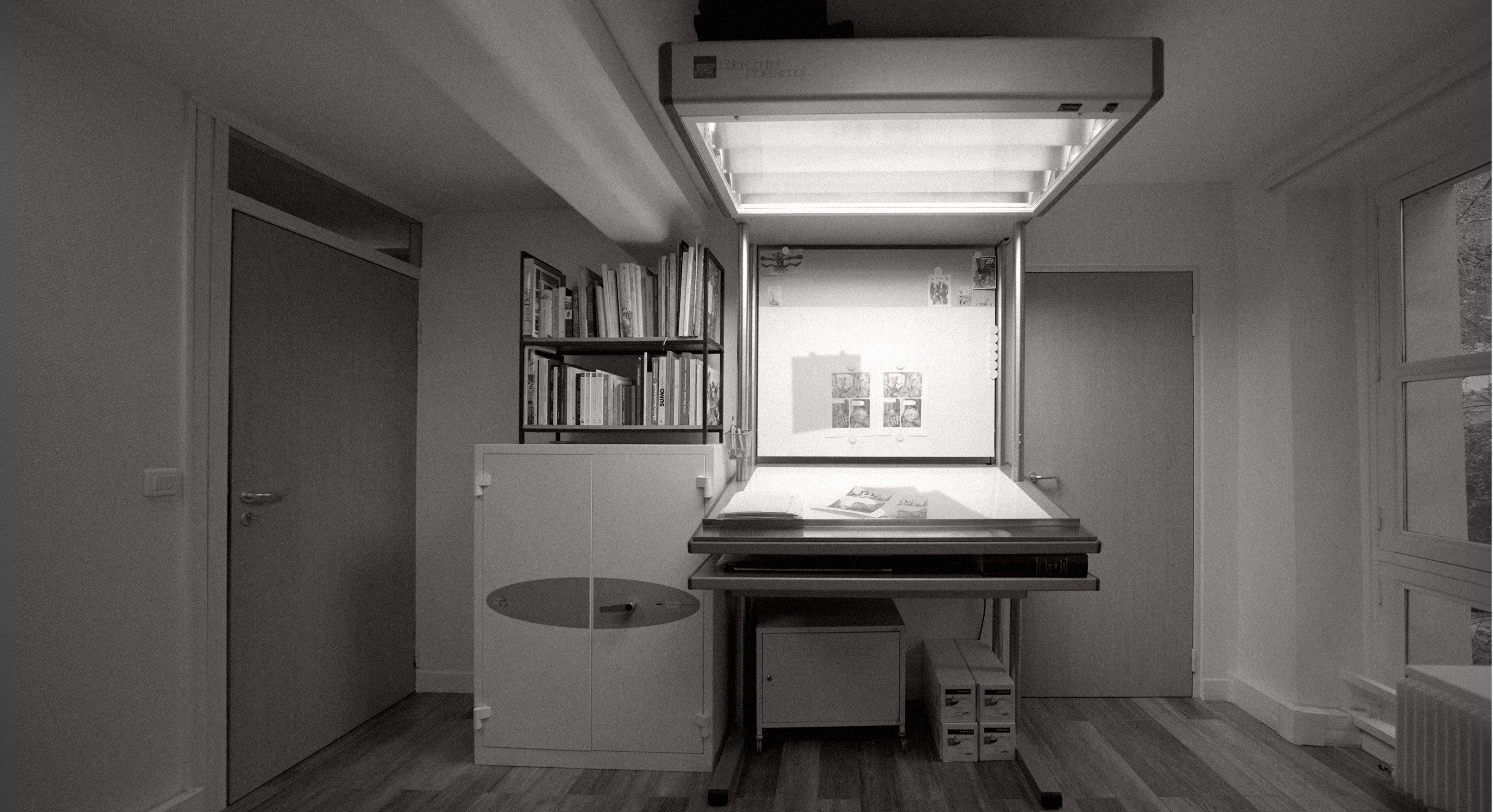 Atelier de photogravure IPE, quai d'Anjou à Paris